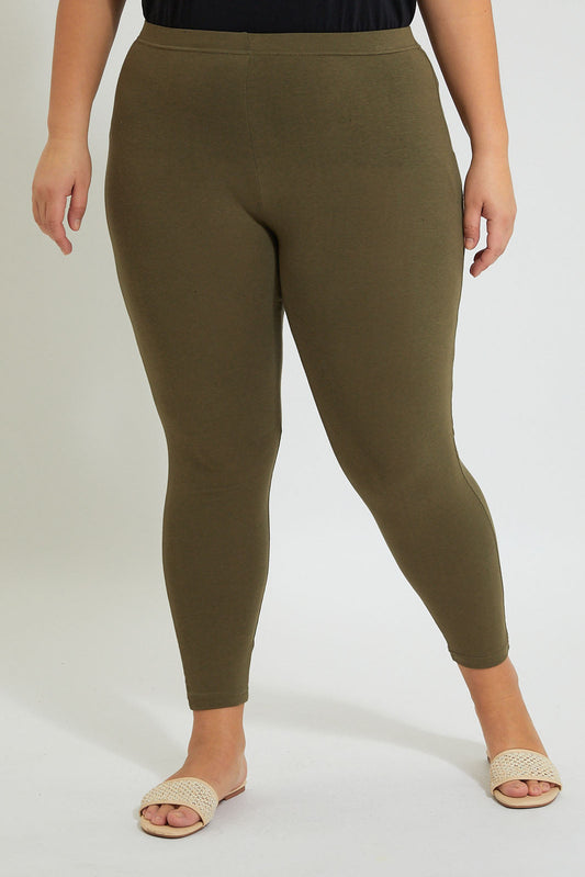 Olive Basic Legging